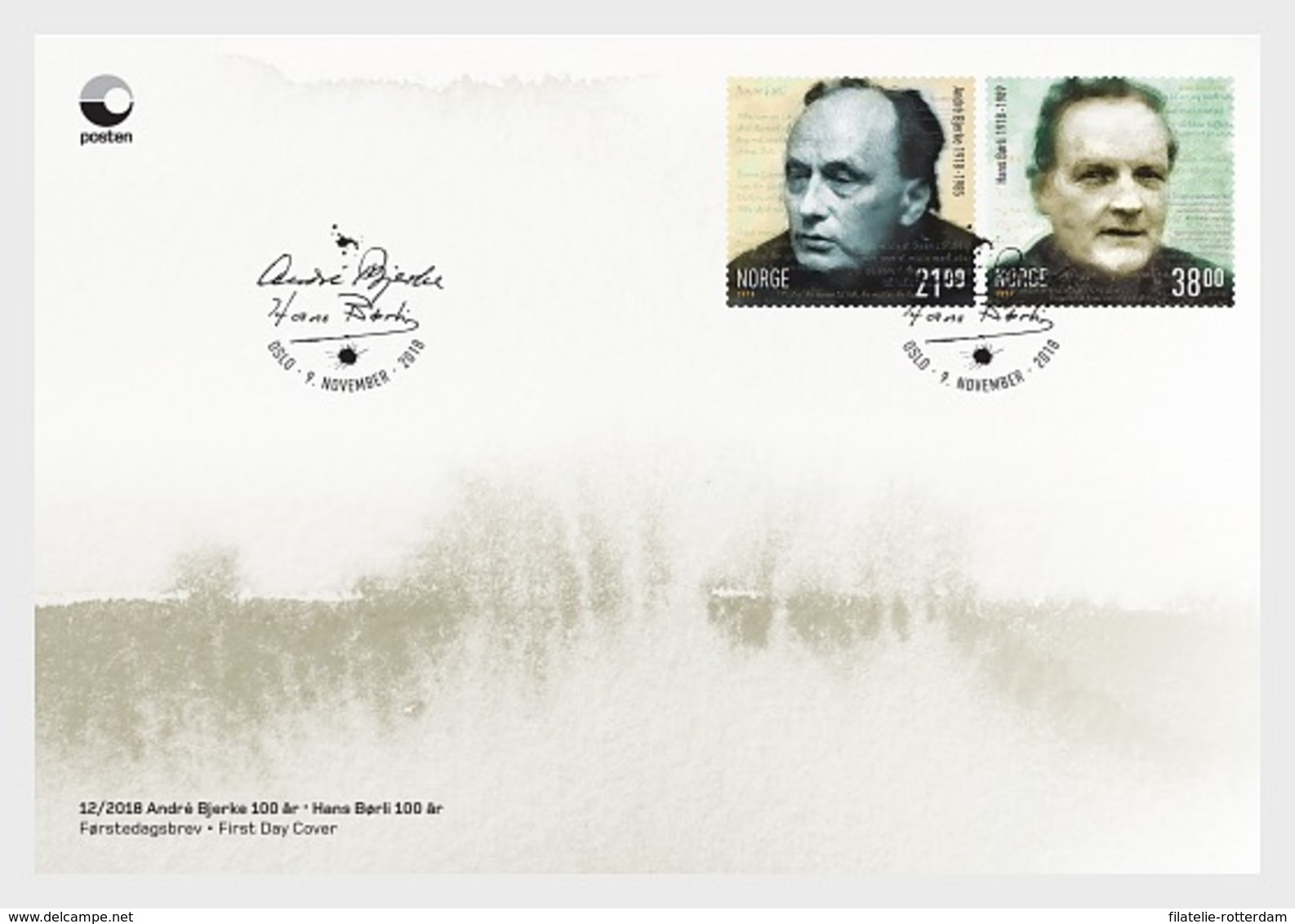 Noorwegen / Norway - Postfris / MNH - FDC Persoonlijkheden 2018 - Unused Stamps