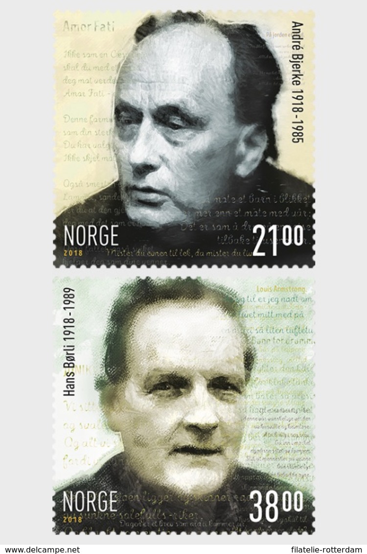 Noorwegen / Norway - Postfris / MNH - Complete Set Persoonlijkheden 2018 - Nuevos