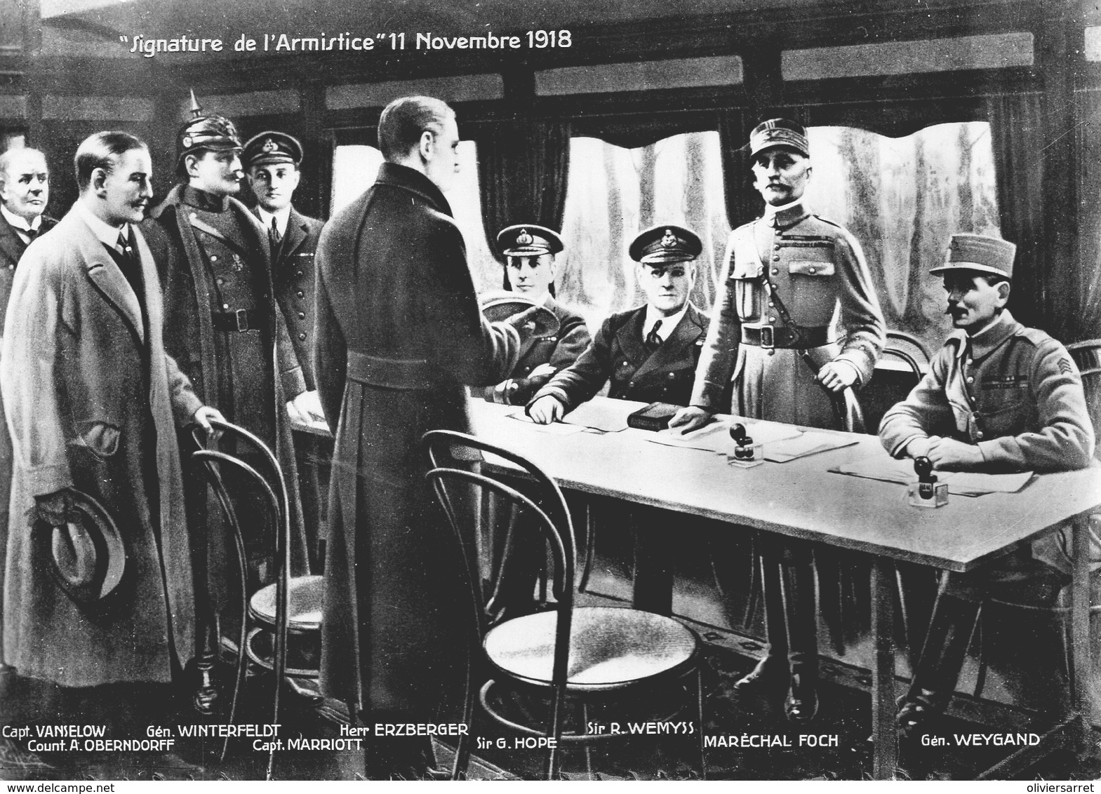 Signature De L'armistice 11 Novembre 1919 - Guerra 1914-18