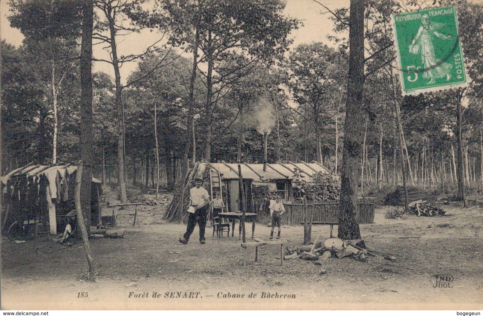 91 185 FORÊT DE SENART Cabane De Bûcheron - Brunoy