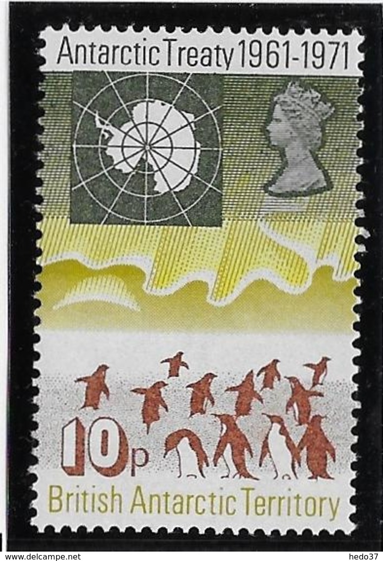 Territoire Antarctique Britannique N°42 - Oiseaux - Neuf ** Sans Charnière - TB - Unused Stamps