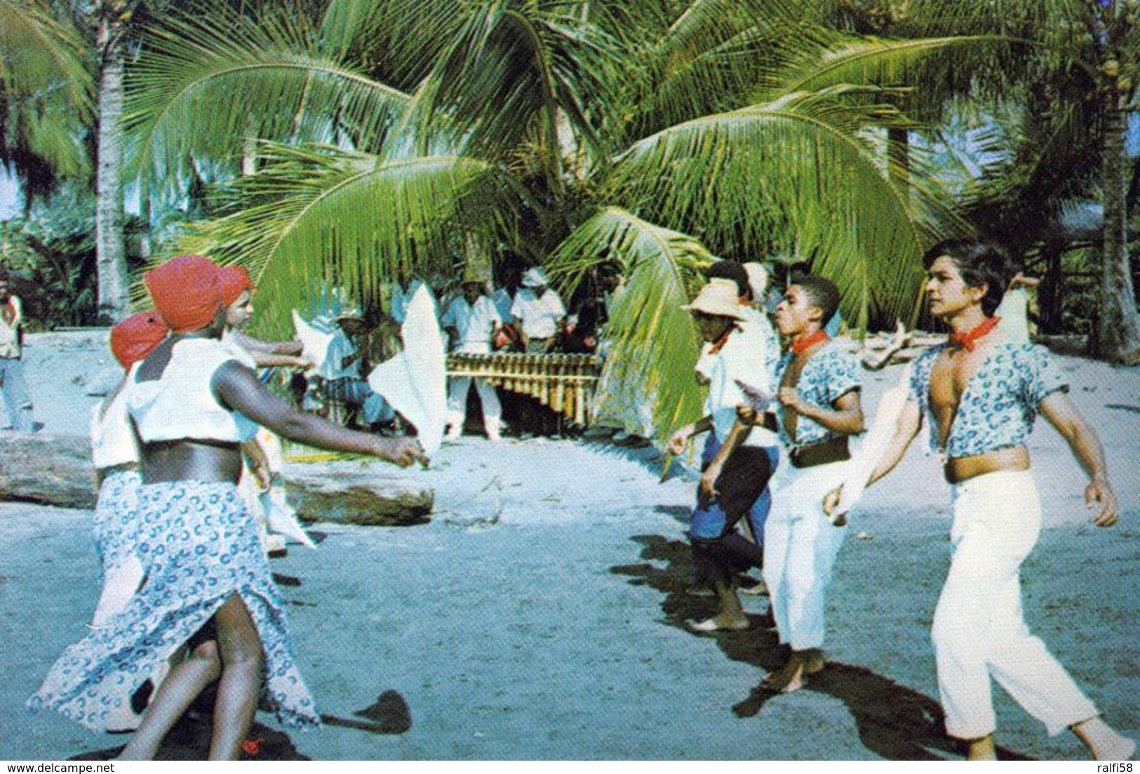 1 AK Ecuador * Dancing On The Beach At The Rhythm Of The Marimba - Provinz Esmeraldas * - Ecuador