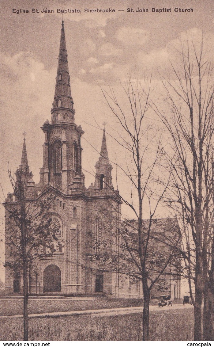 Carte Vers 1920 EGLISE ST JEAN BAPTISTE SHERBROOKE / QUE - Sherbrooke