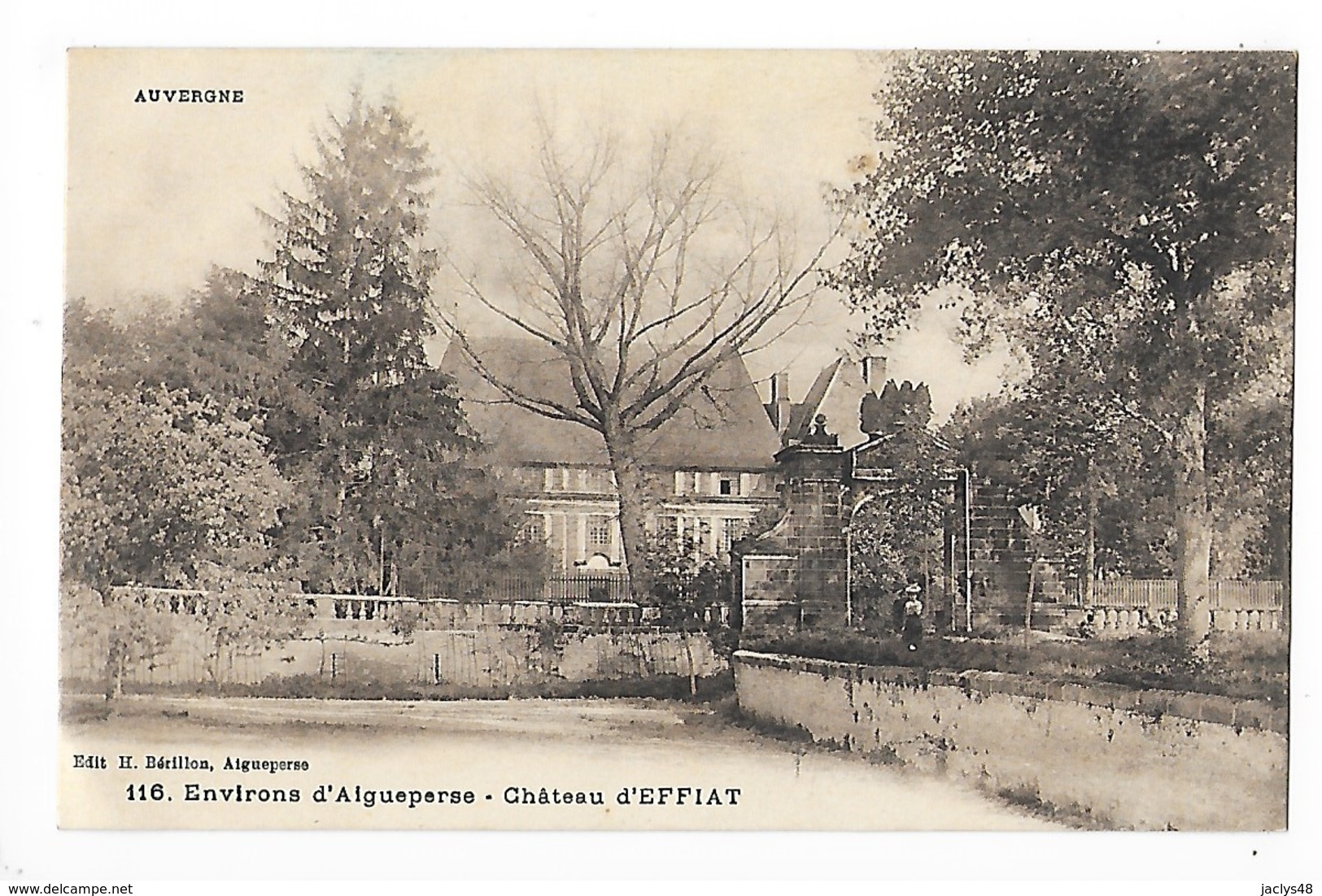 Environs D'AIGUEPERSE  (cpa 63)  Château D'EFFIAT   -  L 1 - Aigueperse