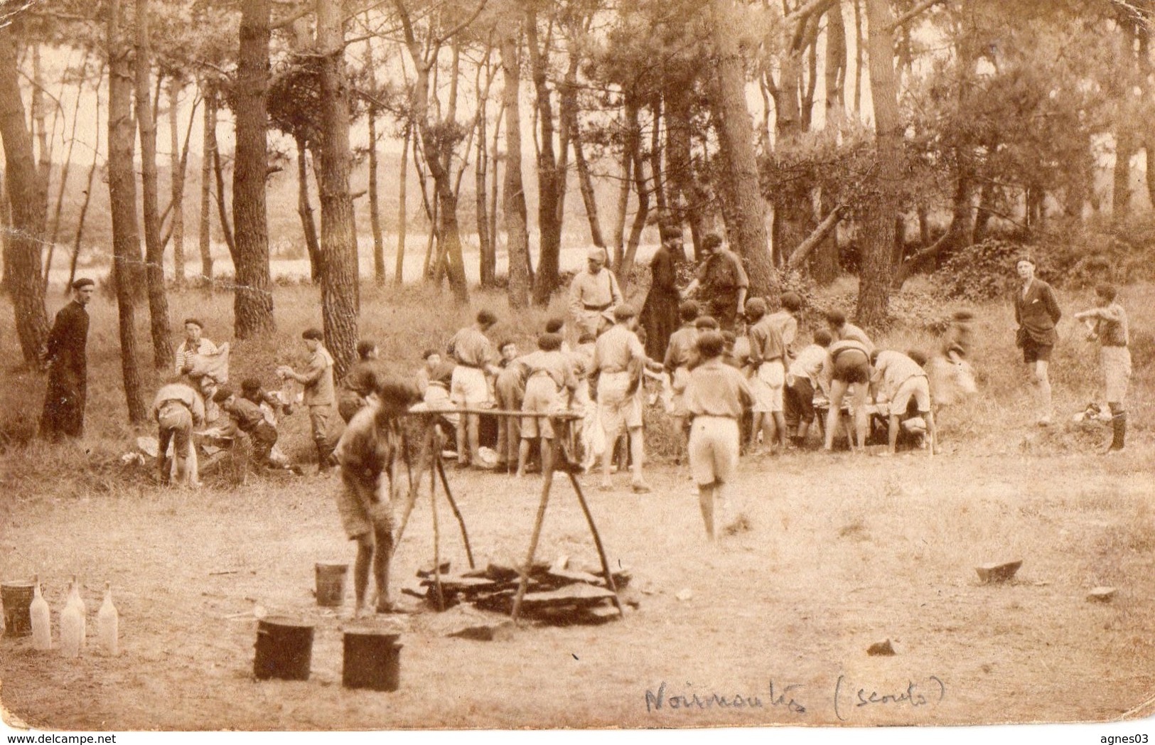 Camp De Scouts Probablement A Noirmoutier - Scoutisme