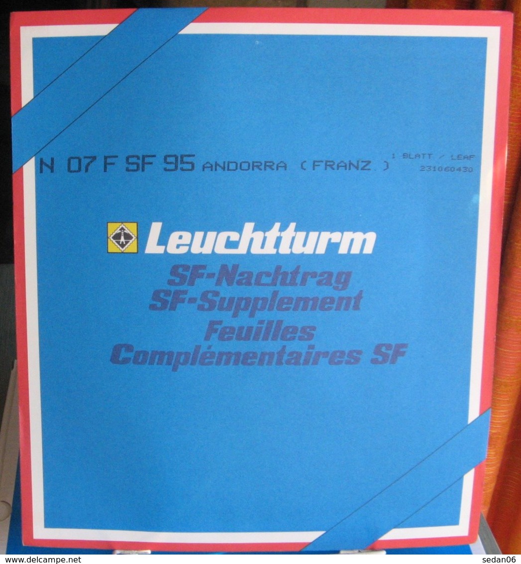 Leuchtturm - JEU ANDORRE FRANCAIS 1995 SF (Avec Pochettes) - Pré-Imprimés