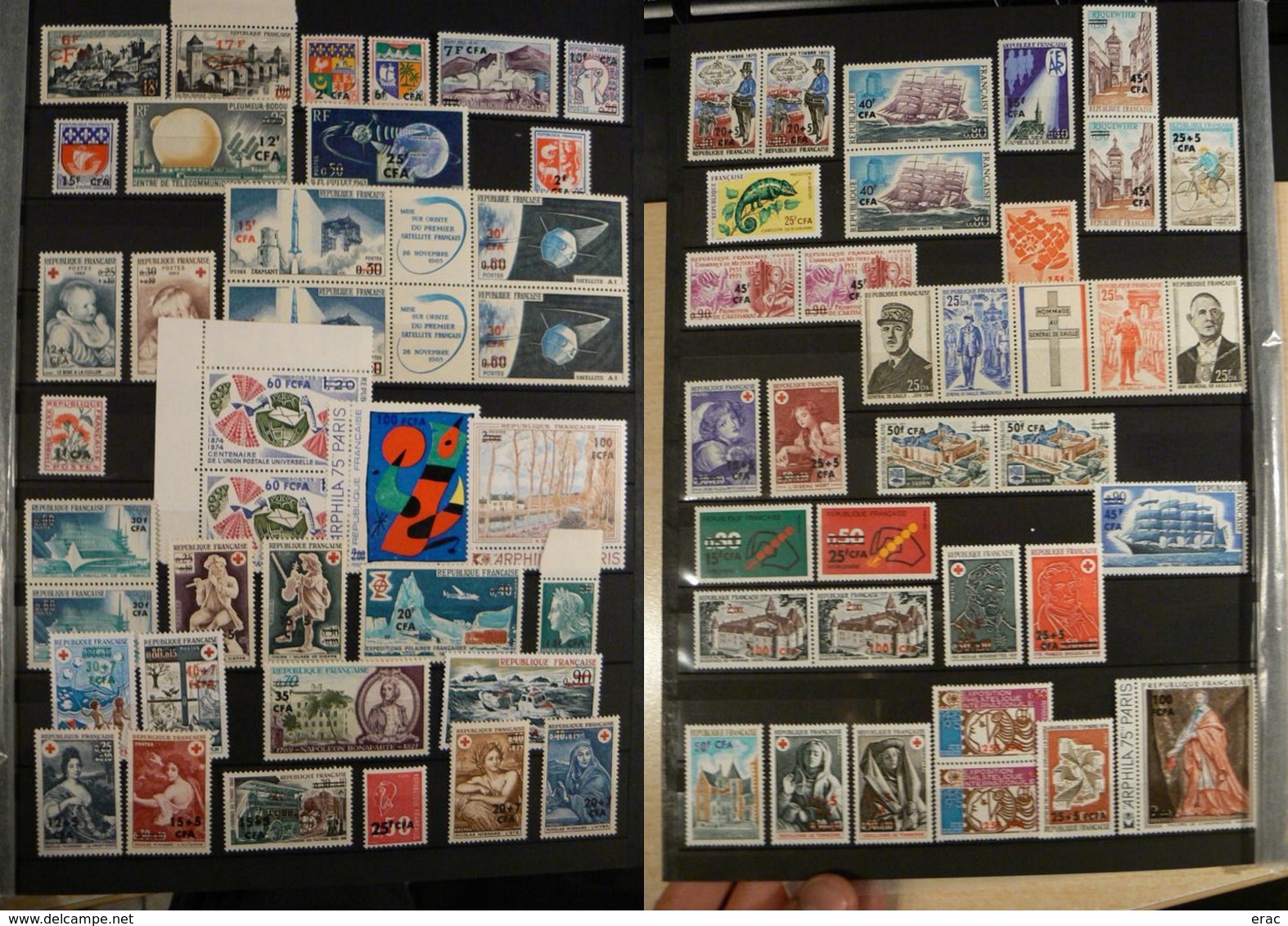 Réunion - Lot De Timbres Neufs ** - Quelques Paires - Cote + 125 - Collections (sans Albums)