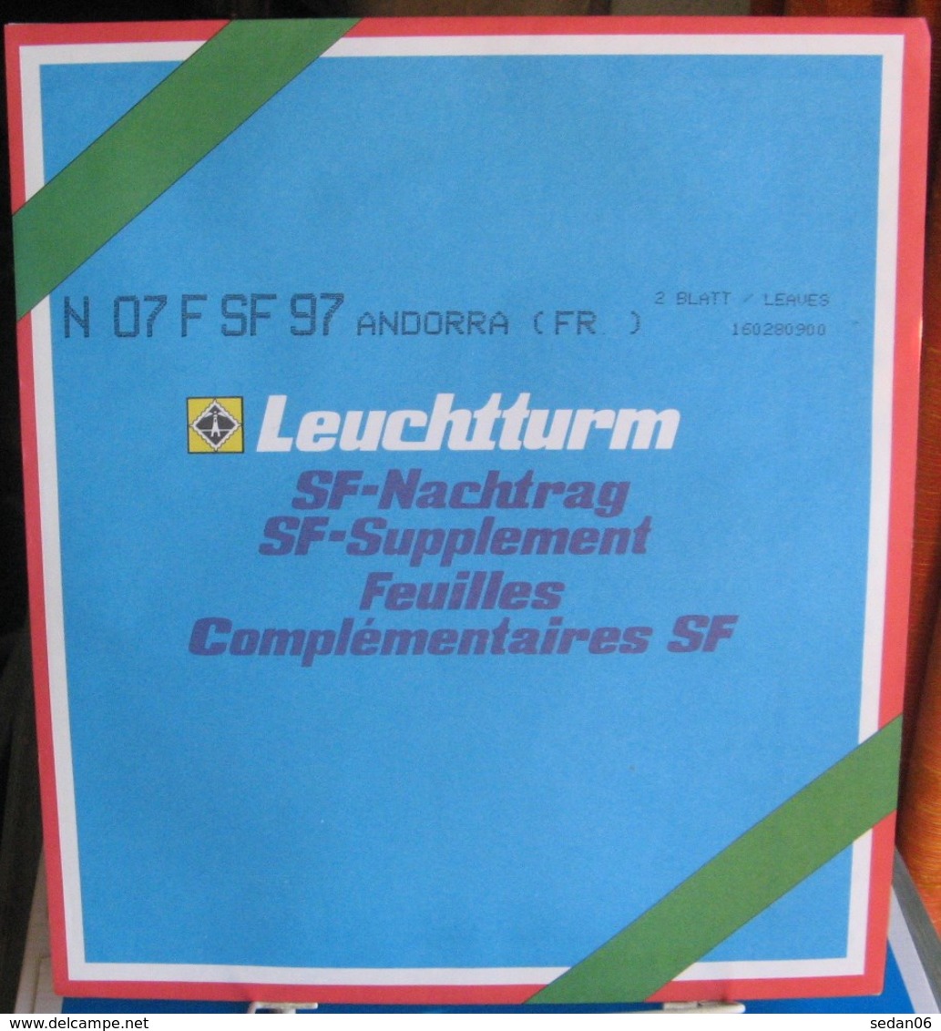 Leuchtturm - JEU ANDORRE FRANCAIS 1997 SF (Avec Pochettes) - Pré-Imprimés