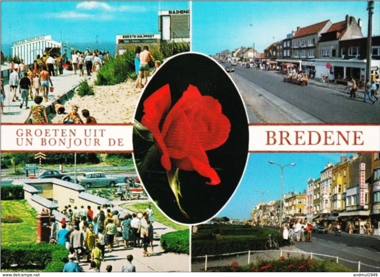 Groeten Uit BREDENE - Multi-vues - Oblitération De 1981 - Bredene