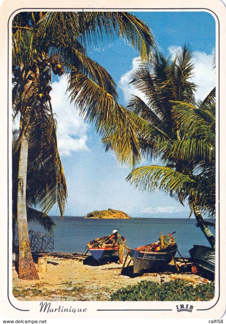 1 AK Martinique * Fisherman Beach In Tartane * Mit Der Vorgelagerten Inse Tartane - IRIS Karte 5290 - Autres & Non Classés