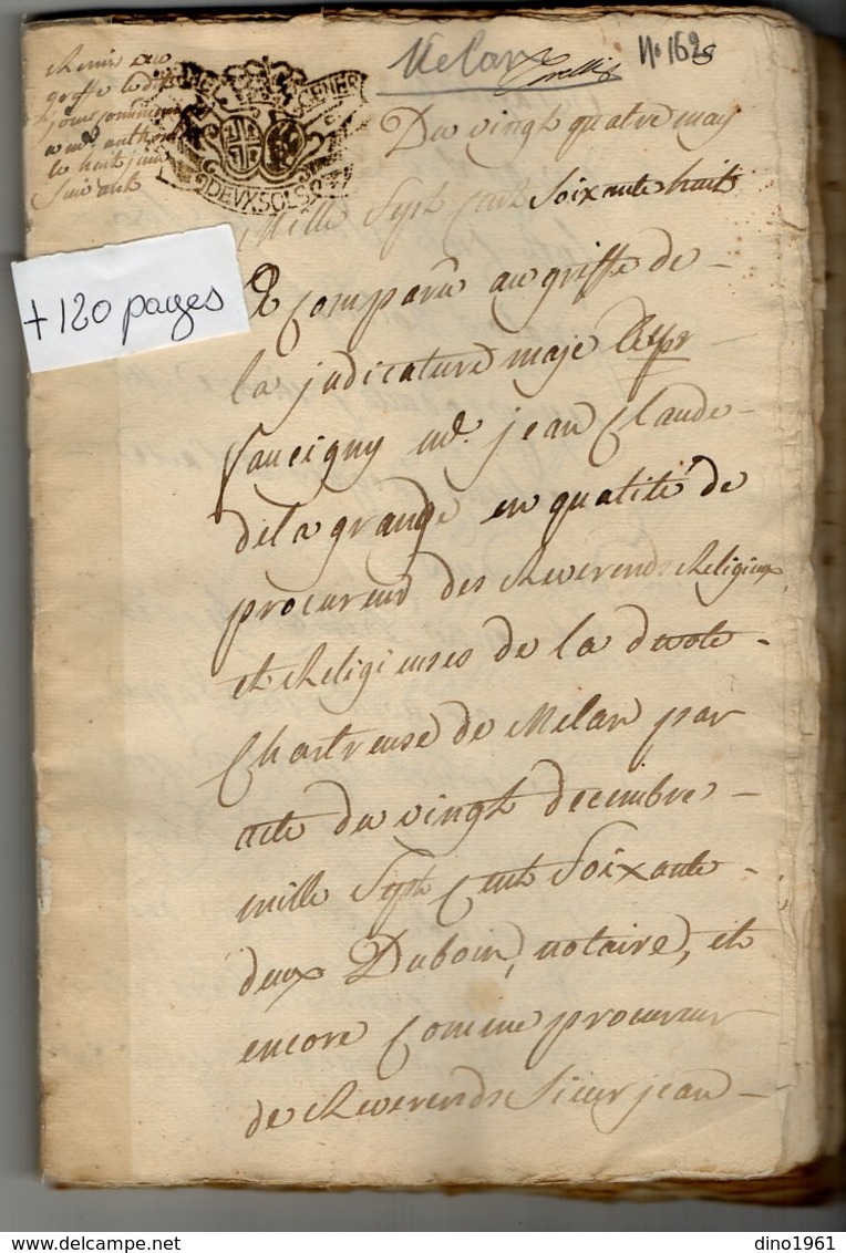 VP14.160 - Haute - Savoie - Acte De 1768 Concernant La Chartreuse De Mélan à TANINGES - Manuscripts