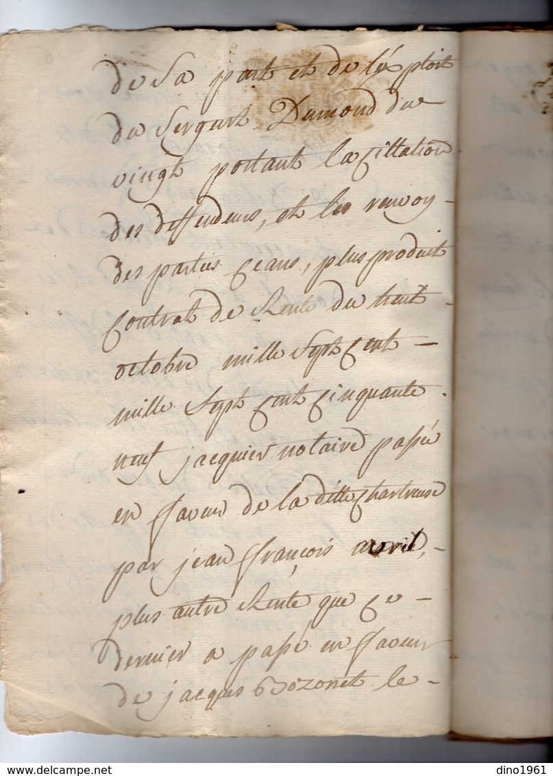 VP14.160 - Haute - Savoie - Acte De 1768 Concernant La Chartreuse De Mélan à TANINGES - Manuscrits