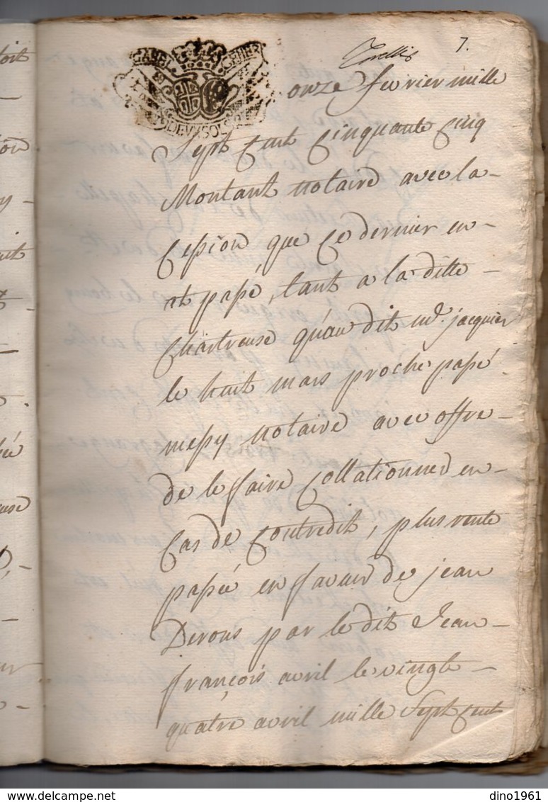 VP14.160 - Haute - Savoie - Acte De 1768 Concernant La Chartreuse De Mélan à TANINGES - Manuscrits