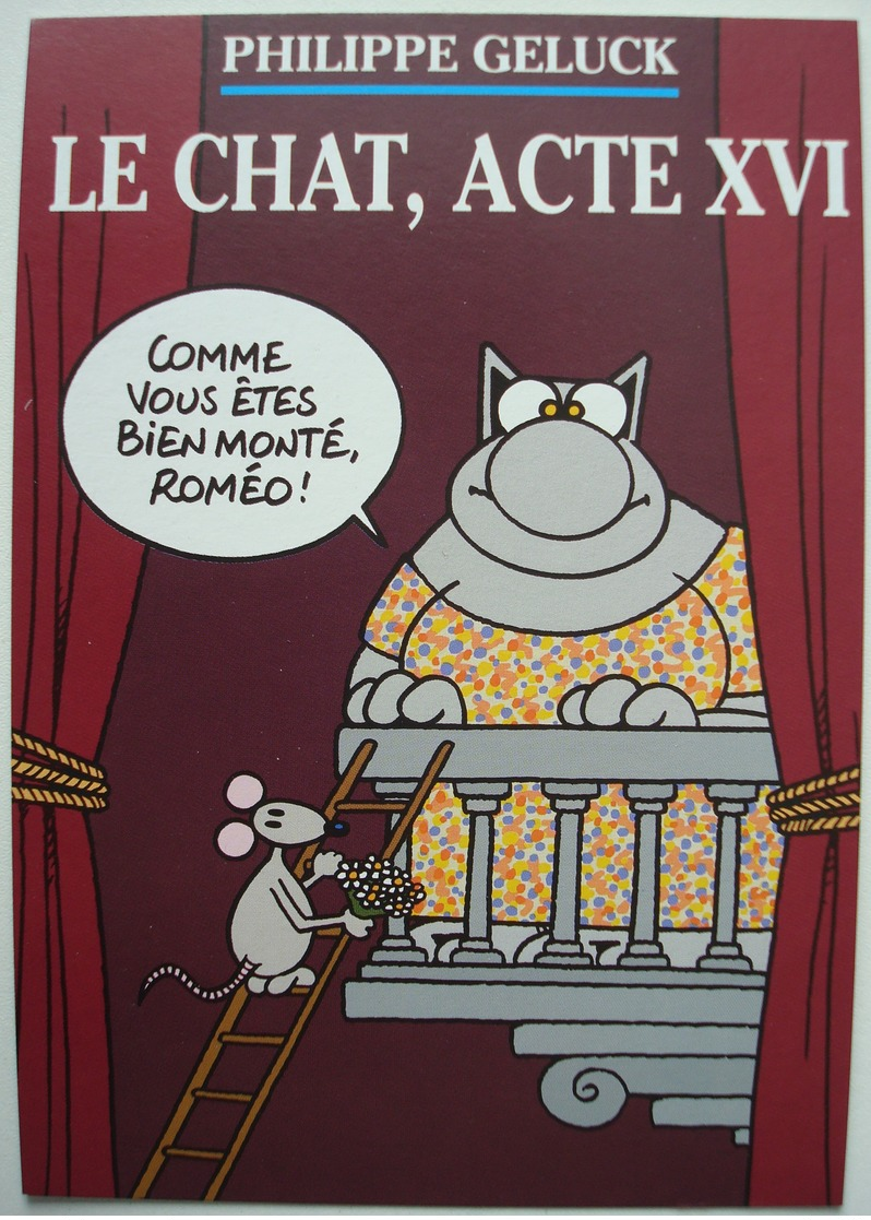 GELUCK. - Le Chat, Acte XVI. - Carte Postale Publicitaire. - Cartes Postales