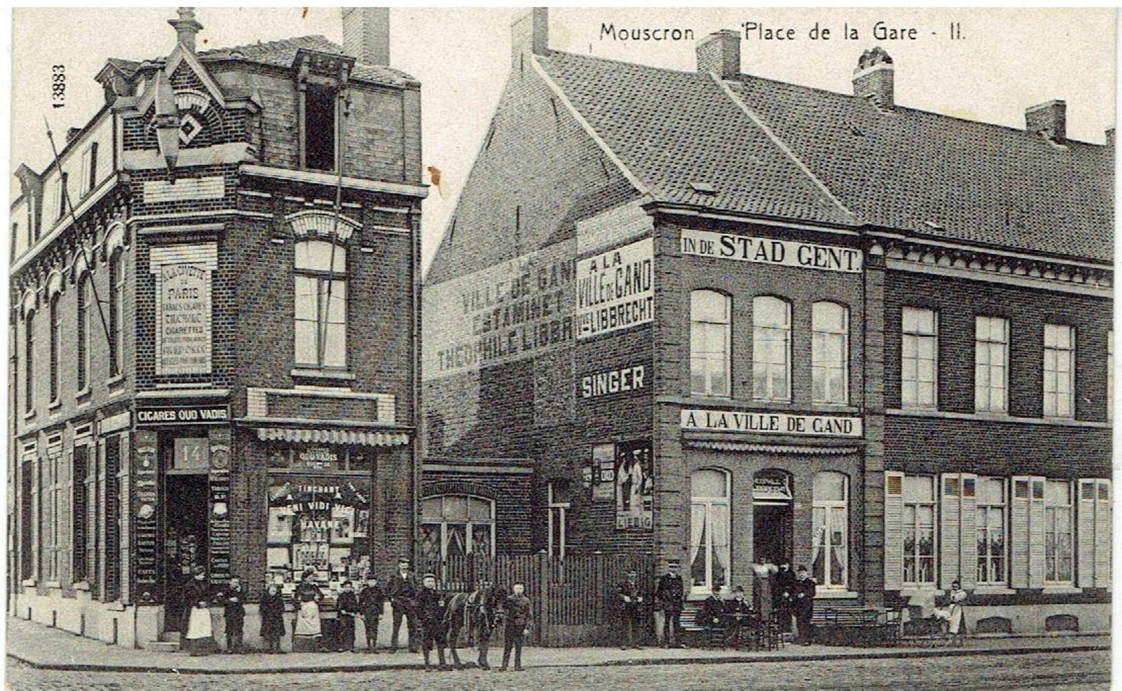 MOUSCRON - Place De La Gare II - N° 13883 - Mouscron - Moeskroen