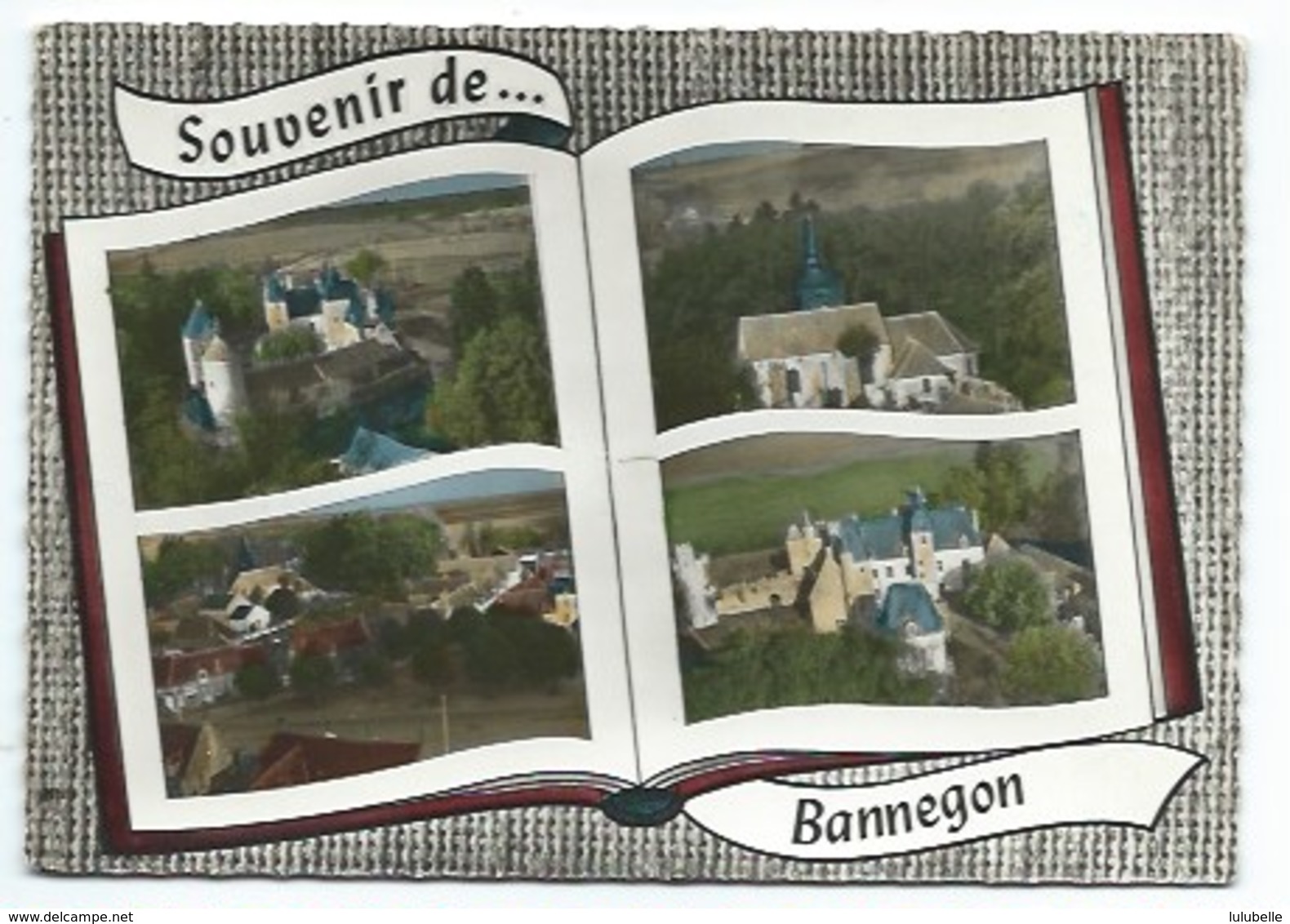 18 - SOUVENIR DE BANNEGON - 4 VUES - CPSM - Other & Unclassified