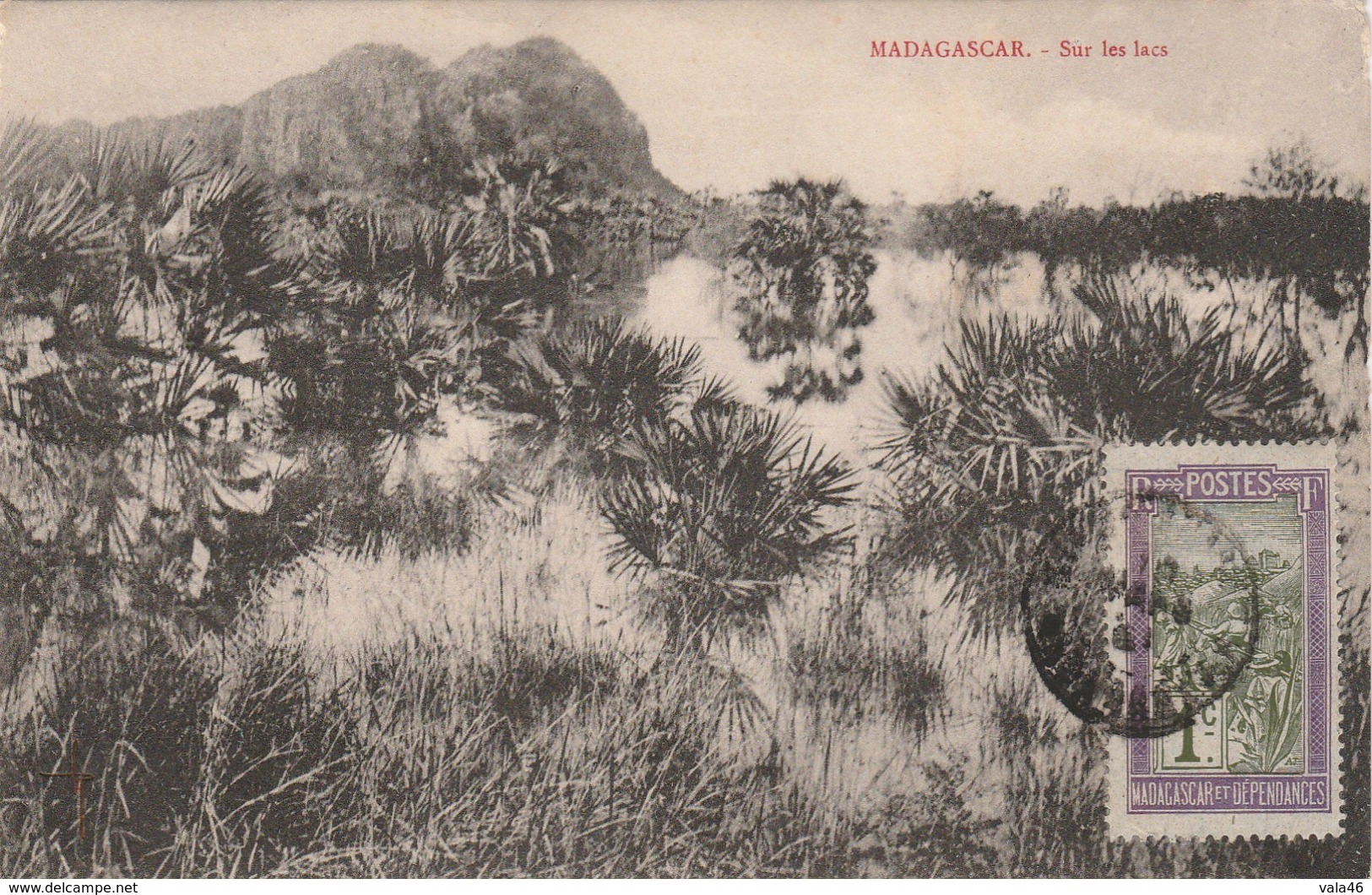 CARTE MAXIMUM N°94  MADAGASCAR SUR LES LACS - Gebruikt