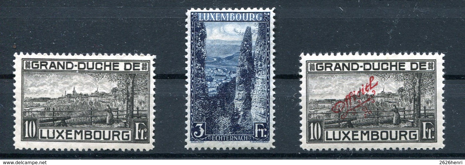 Luxembourg, Lot Timbres Neuf* Et Neufs** 1923. - Neufs