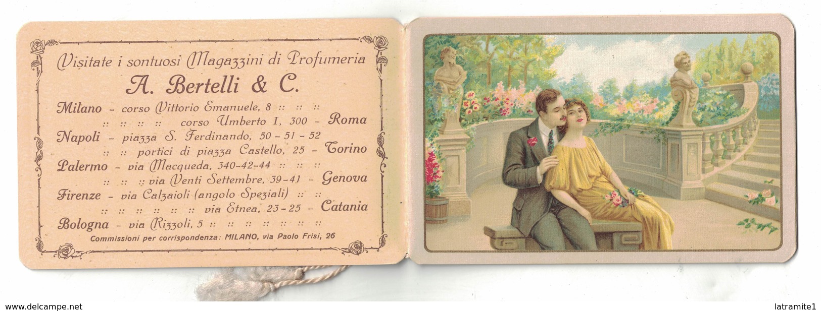 CALENDARIETTO BERTELLI  ALMANACCO 1917 - Altri & Non Classificati