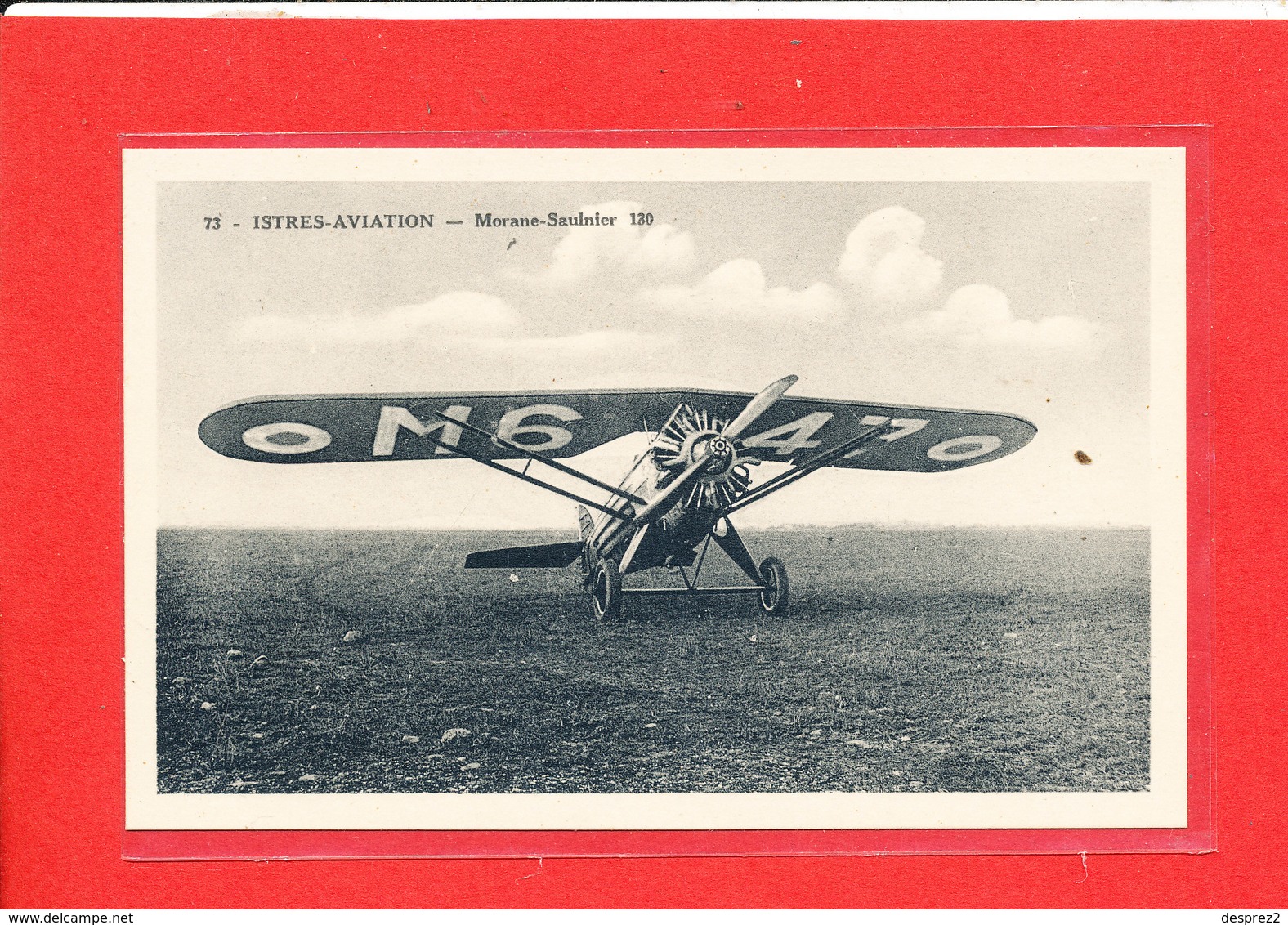 AVION Cpa Avion Morane Saulnier Istres Aviation 130     73 Tranchand - 1919-1938: Entre Guerres