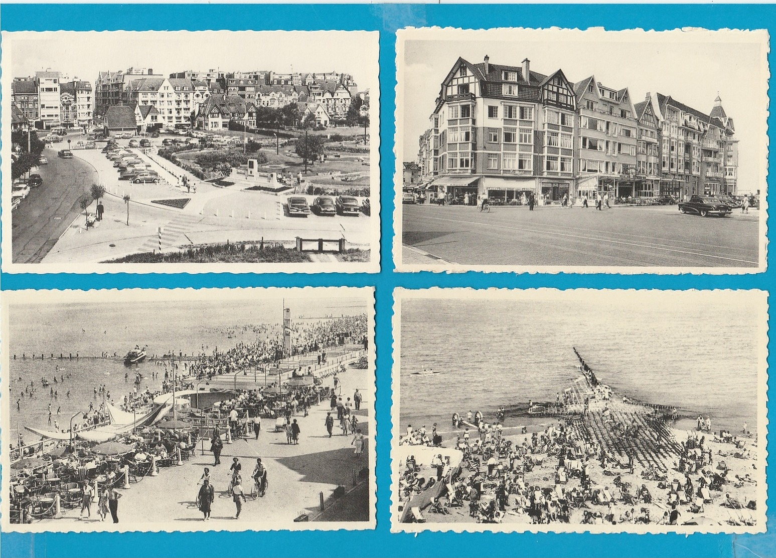 BELGIË Knokke Lot Van 60 Oude Postkaarten (formaat 9 X 14 Cm) - 5 - 99 Cartes