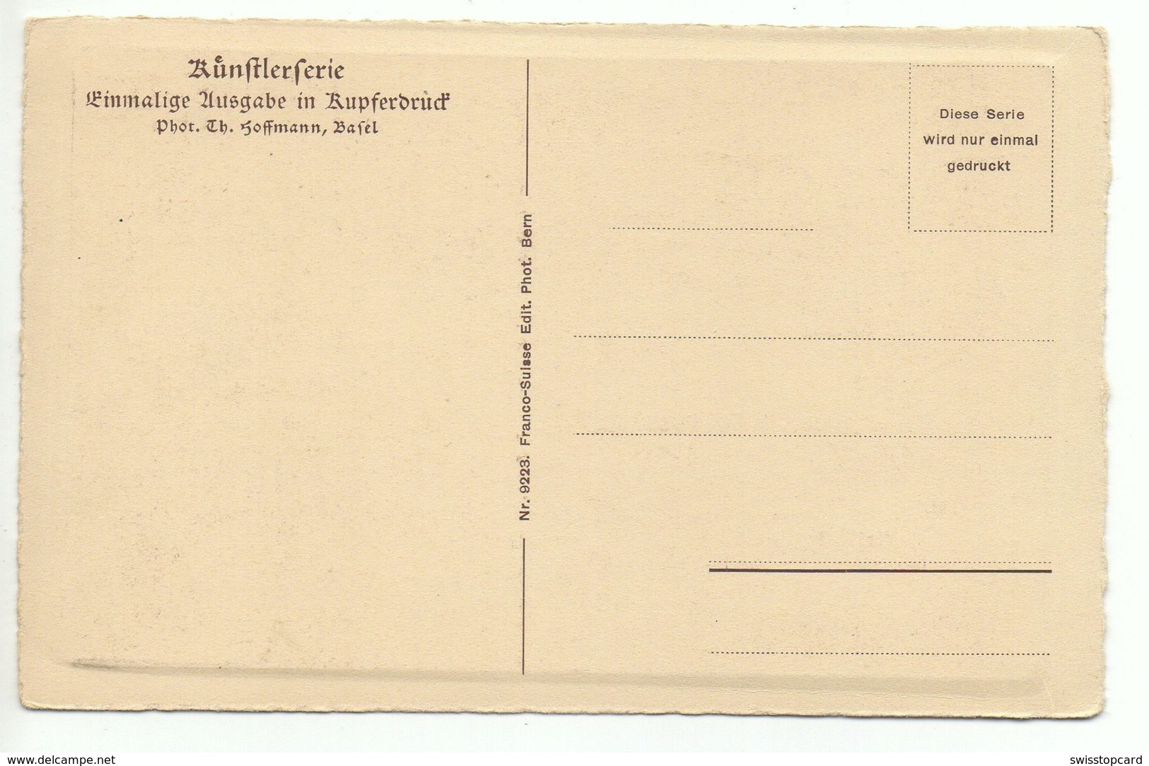 Alt-BASEL Petersgraben Zeughaus-Ecke Einmalige Ausgabe In Kupferdruck - Bâle