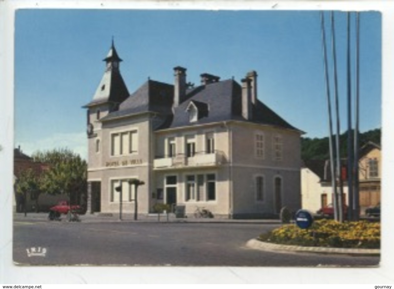 Jurançon : L'hotel De Ville (cp Vierge N°1333) - Jurancon