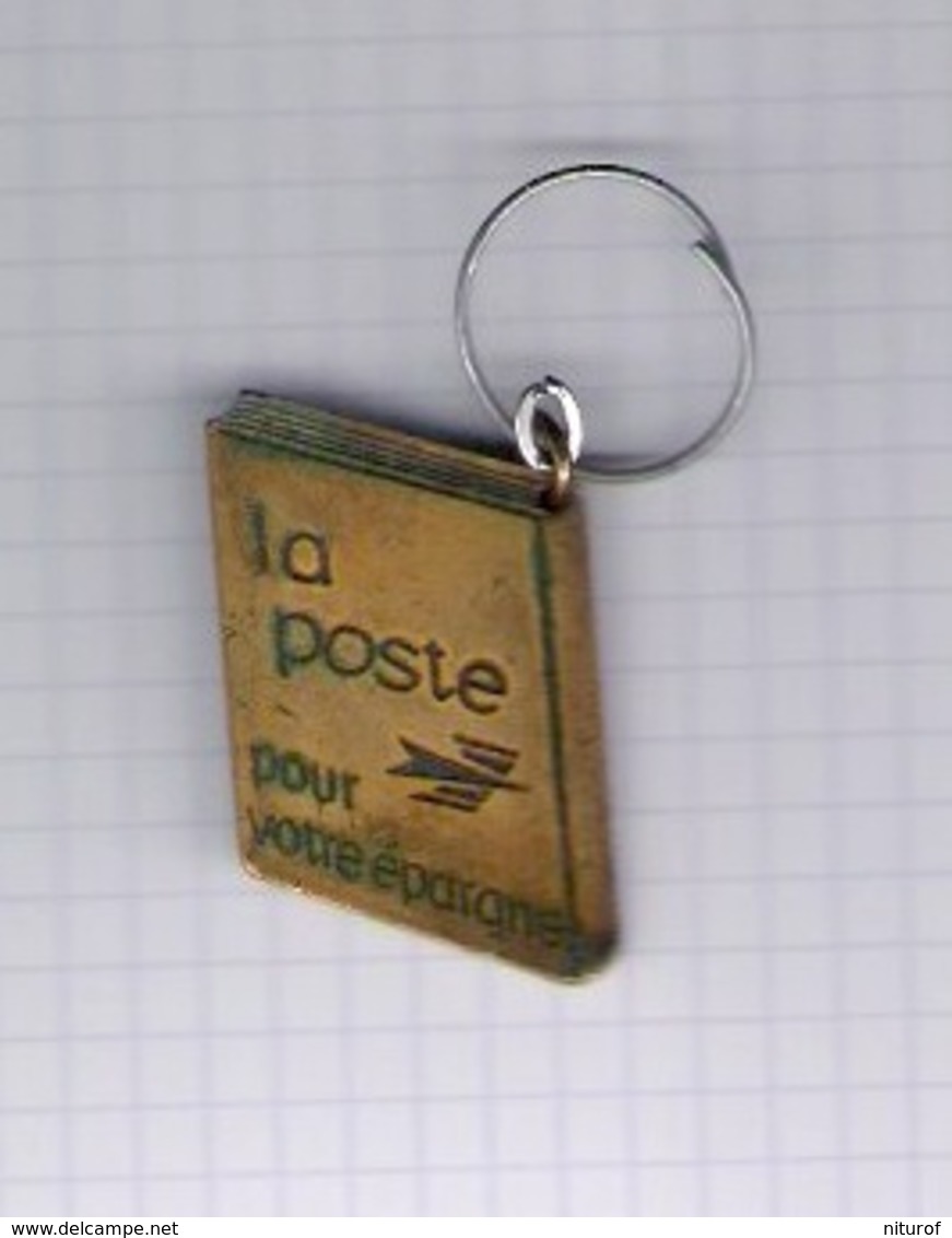 Porte-clef POSTE En Cuivre - CODE POSTAL ET EPARGNE  - Vers 1964 - Other & Unclassified