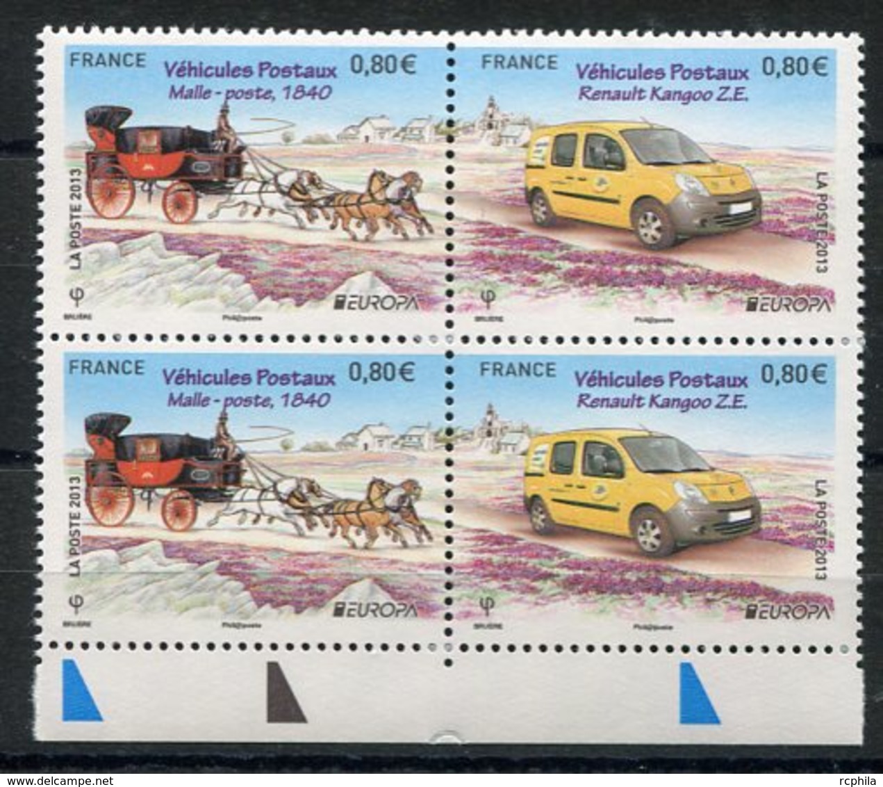 RC 11201 FRANCE N° 4749 / 4750 EUROPA 2013 BLOC DE 4 NEUF ** - 2013