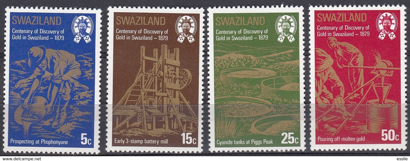 Swaziland - 1979 - Centenary Of Discovery Of Gold - Swaziland (1968-...)