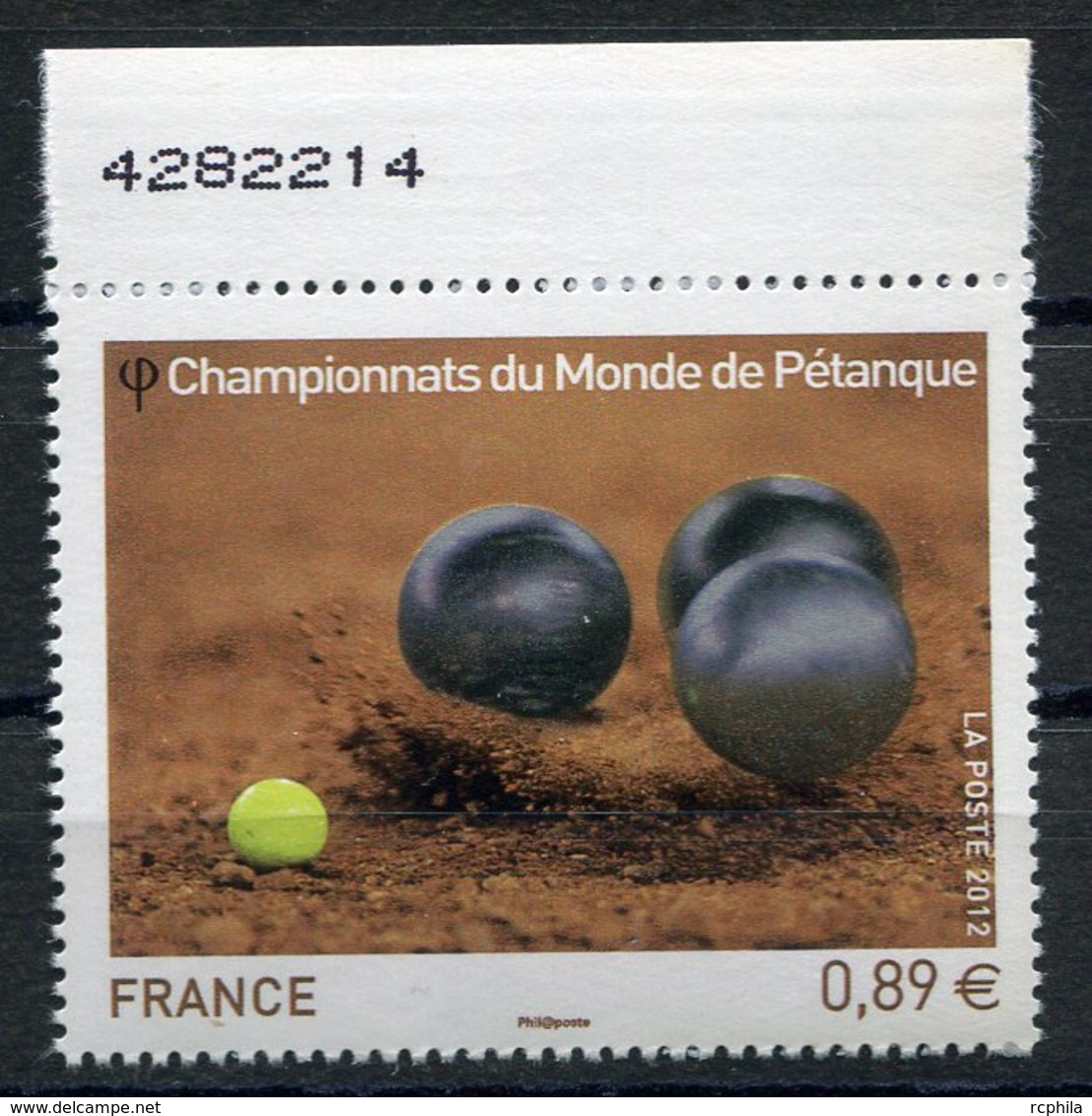 RC 11205 FRANCE N° 4684 CHAMPIONNATS DU MONDE DE PÉTANQUE NEUF ** - Bocce