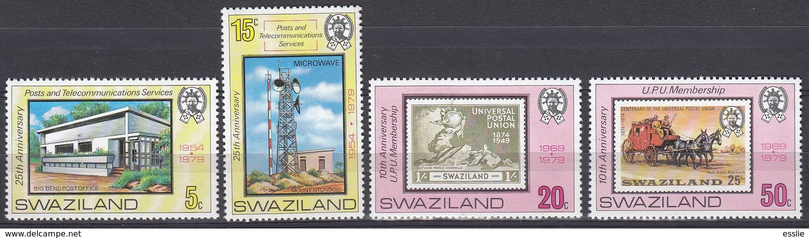 Swaziland - 1979 - Post And Telecommunication, UPU - Swaziland (1968-...)