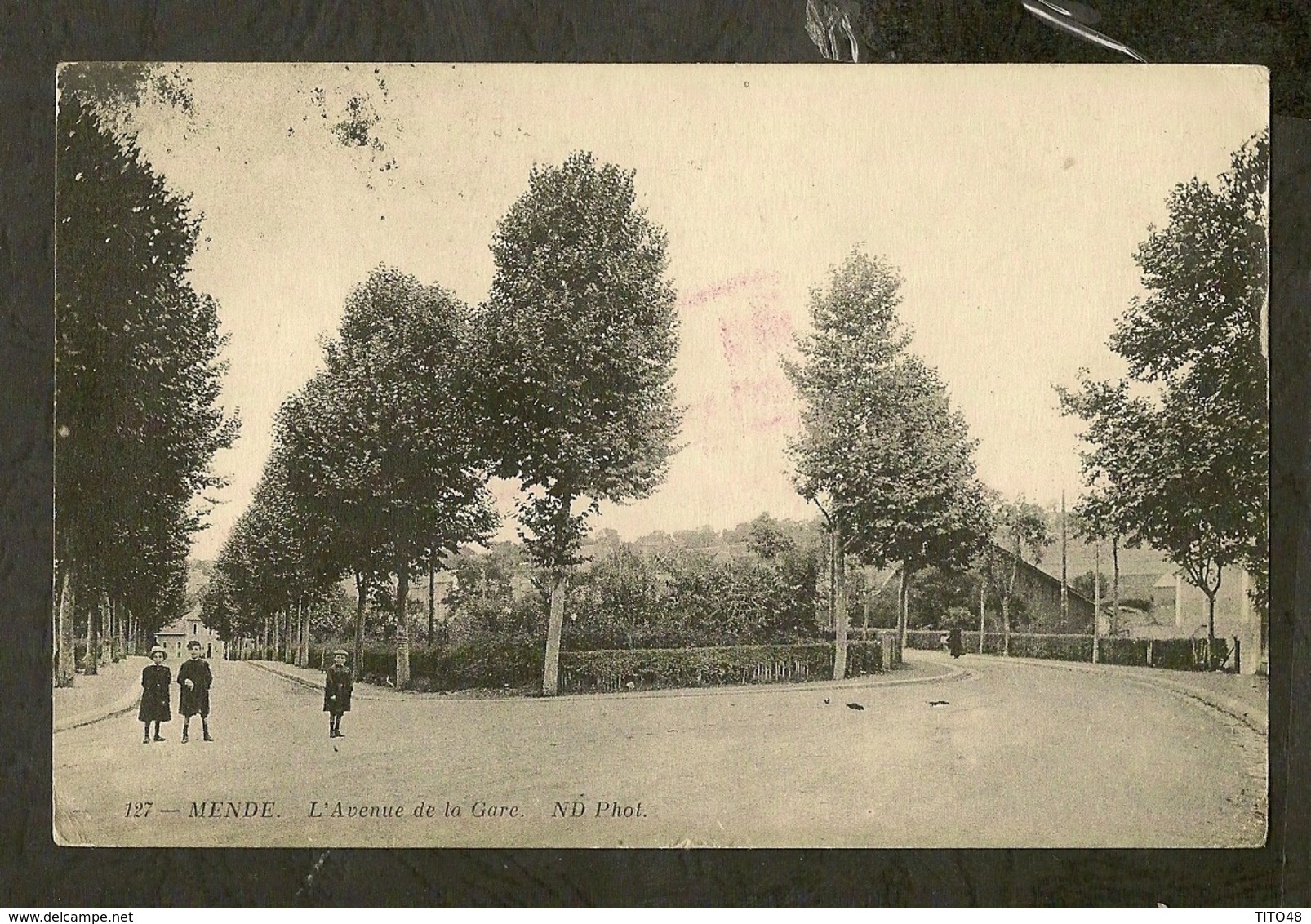 CP-MENDE- L'Avenue De La Gare - Mende