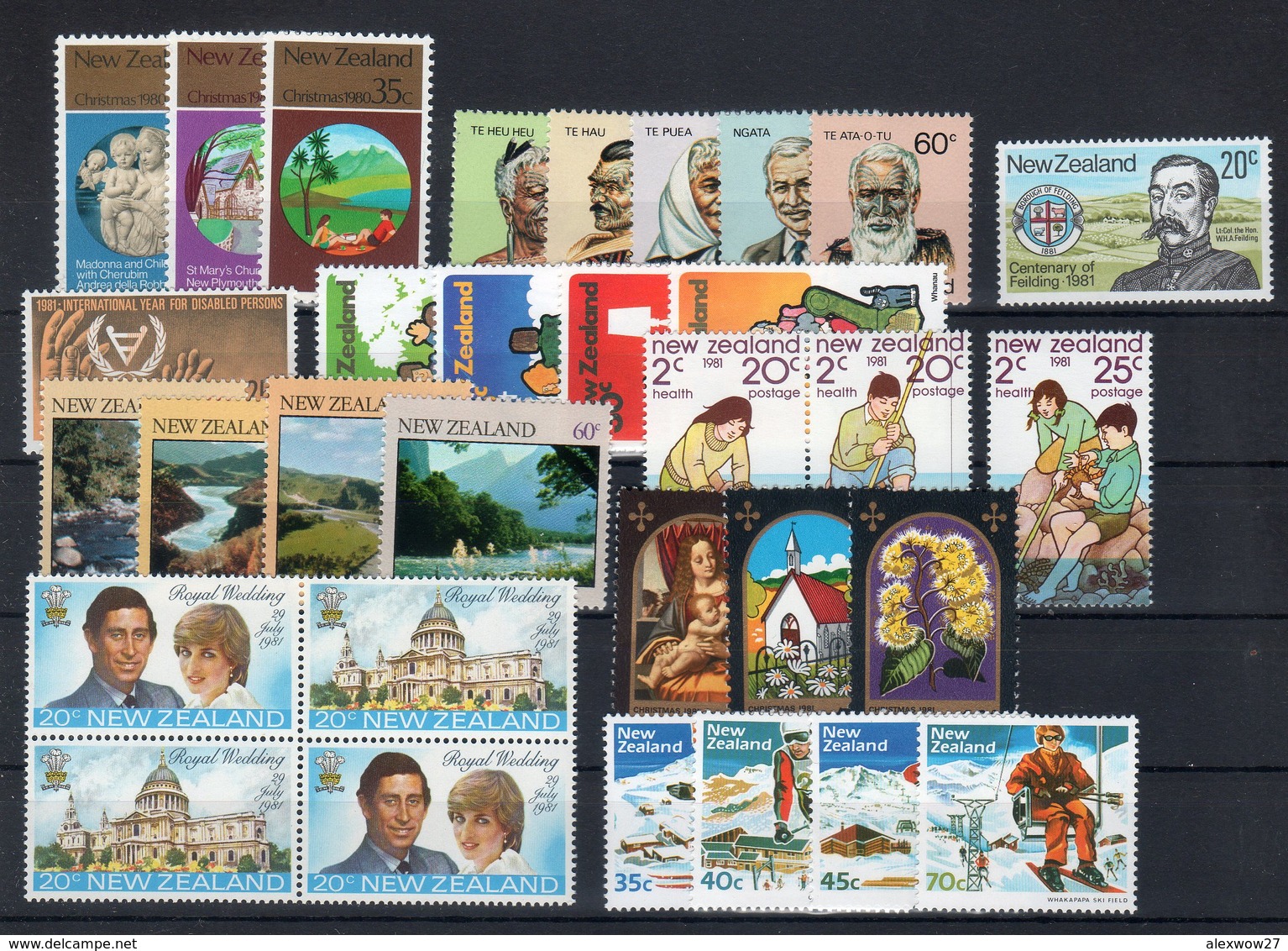 Nuova Zelanda 1968/1984 Lotto Serie Complete ** MNH / VF - Collections, Lots & Séries