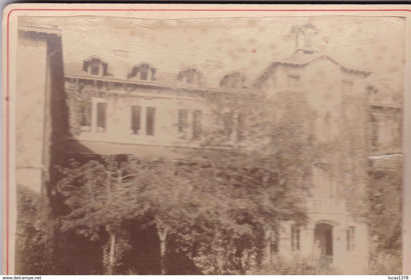 TRES BELLE PHOTO ECOLE NORMALE D INSTITUTRICES DE PAU  / PHOTO COLLEE SUR CARTON - FIN XIXe DEBUT XXe Siècle / - Antiche (ante 1900)