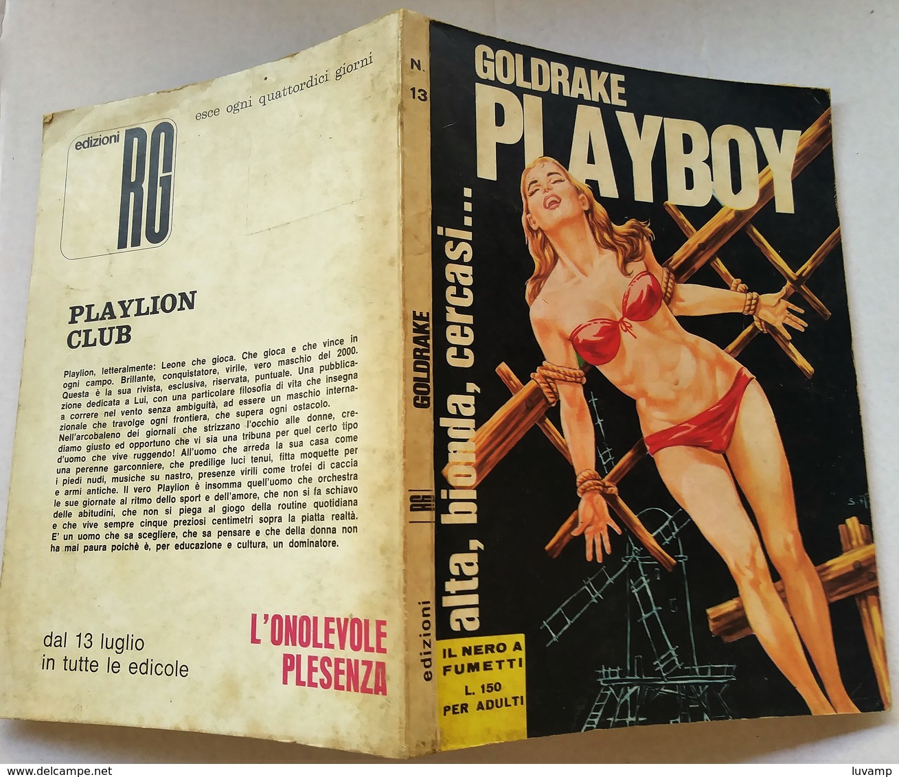 PLAYBOY  GOLDRAKE N. 13 DEL  29 GIUGNO 1967 (CART 17) - Altri & Non Classificati