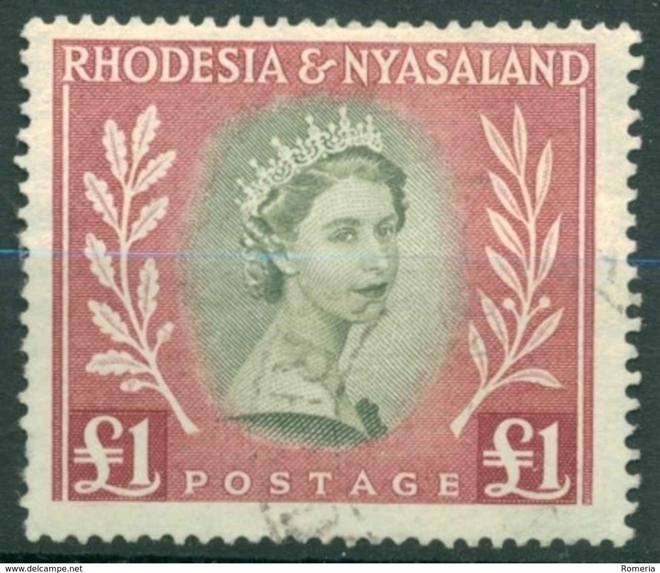 Rhodesie Nyassaland - 1954 - Yt 15 - Elizabeth II - Oblitéré - Nyassaland (1907-1953)