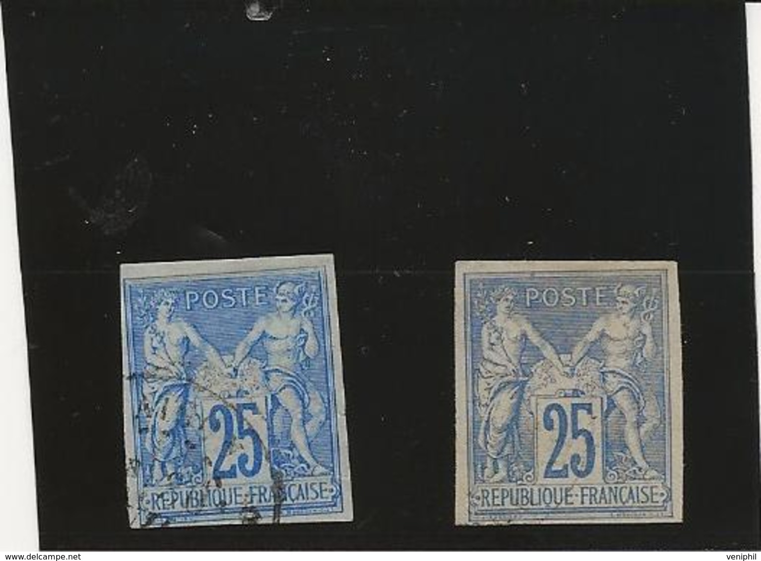 COLONIES FRANCAISE - TAXE N° 35 BLEU + N° 36 OUTREMER -OBLITERES - TB - COTE : 210 € - Impuestos