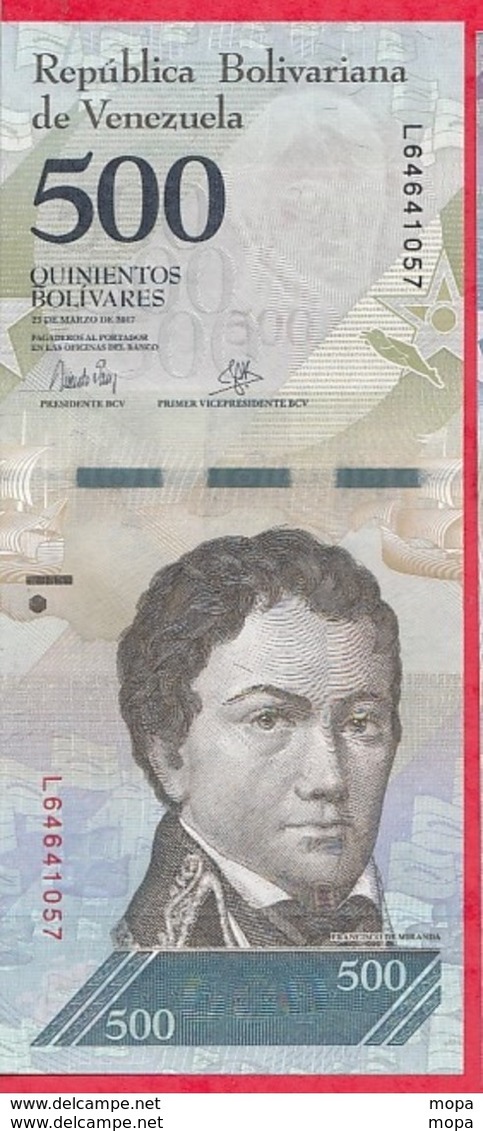 Venezuela 500 Bolivares Du 23/03/2017 ----UNC - Venezuela