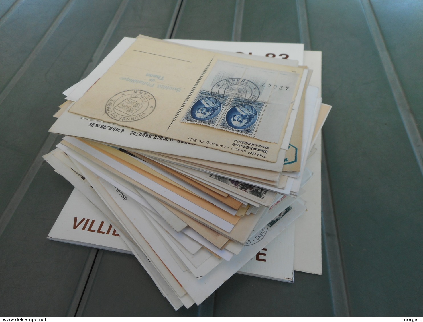 PHILATELIE,  BEAU LOT DE DOCUMENTS PHILATELIQUES FRANCE , 1er JOUR, CARTES, ENVELOPPES, TOUS LES SCANS - Collections (sans Albums)