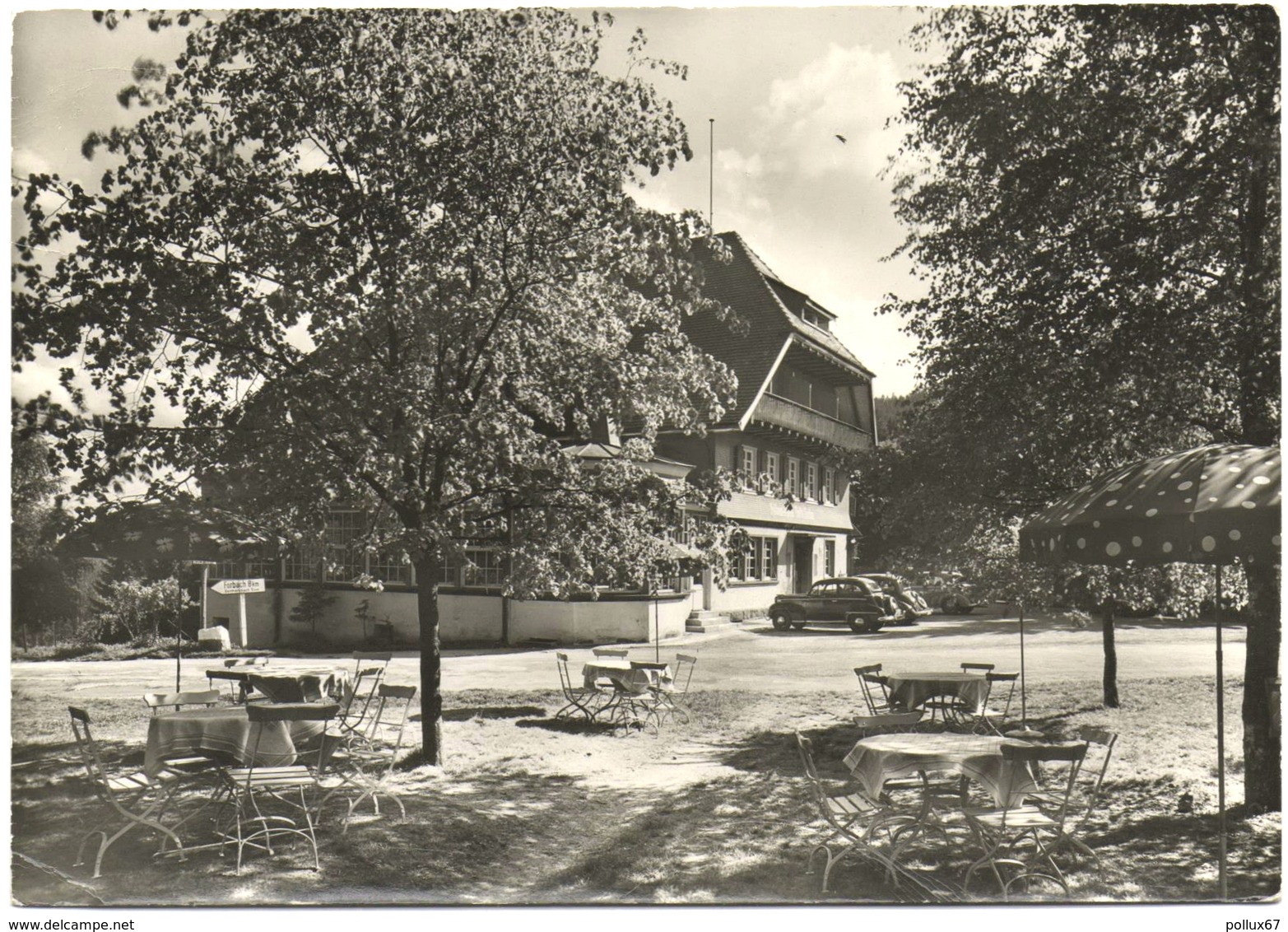 CPSM DE BERMERSBACH  (ALLEMAGNE)  HÖHENHOTEL ROTE LACHE - Forbach