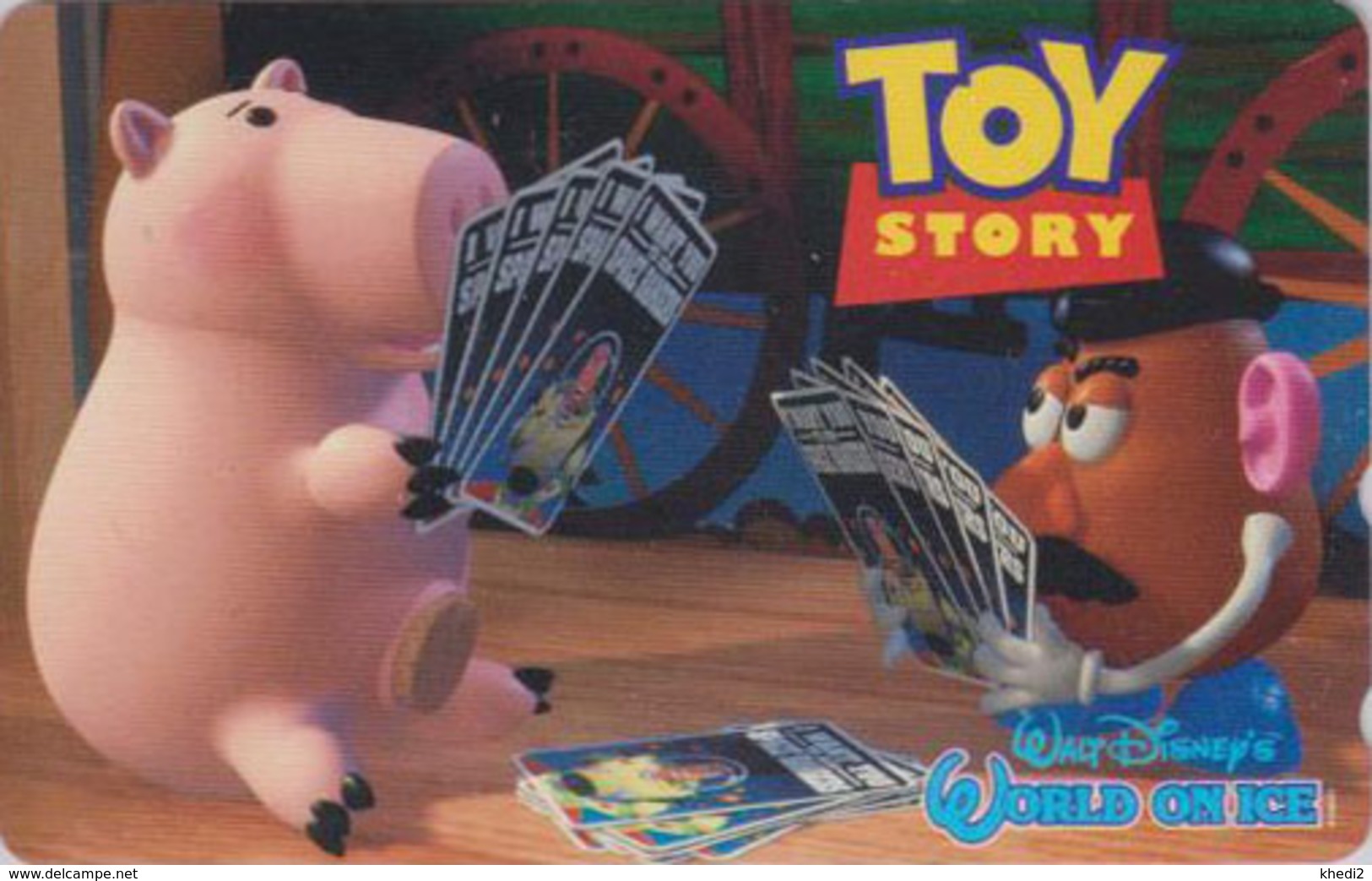 Télécarte NEUVE Japon / 110-016 - DISNEY ON ICE - TOY STORY - Japan MINT Movie Phonecard ** Cochon Pig ** - Disney