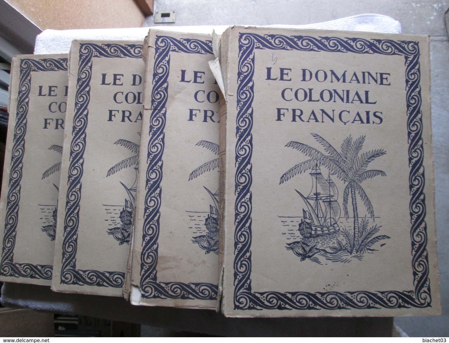 Le Domaine Colonial Français En 4 Volume ( Voir Les Scan ) - Lots De Plusieurs Livres