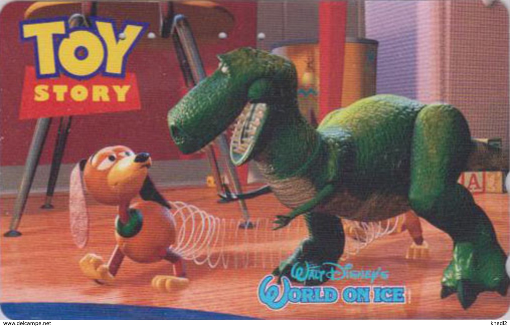 Télécarte  Japon / 110-016 - DISNEY ON ICE - TOY STORY ** Dinosaure Diinsaur Saurier ** - Japan Movie Phonecard - Disney