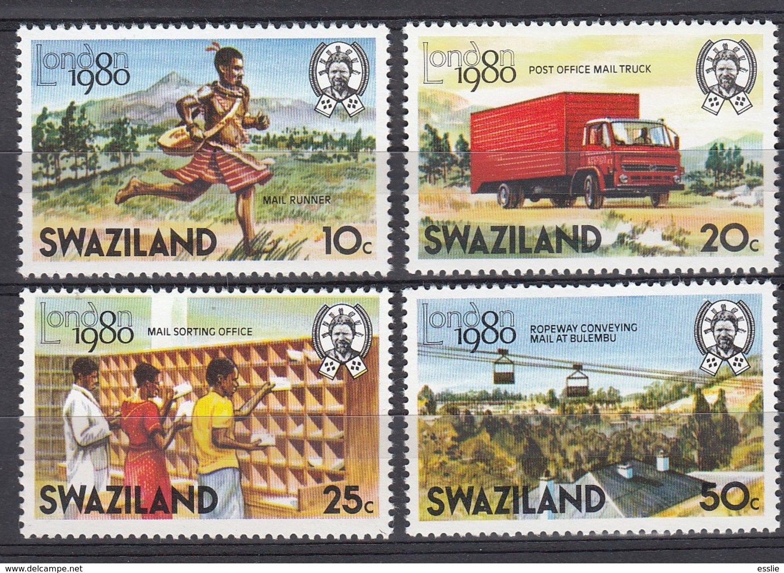 Swaziland - 1980 - London 80 International Stamp Exhibition - Swaziland (1968-...)