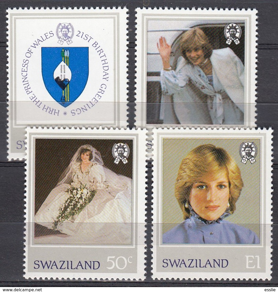 Swaziland - 1982 - Princess Diana 21st Birthday - Swaziland (1968-...)