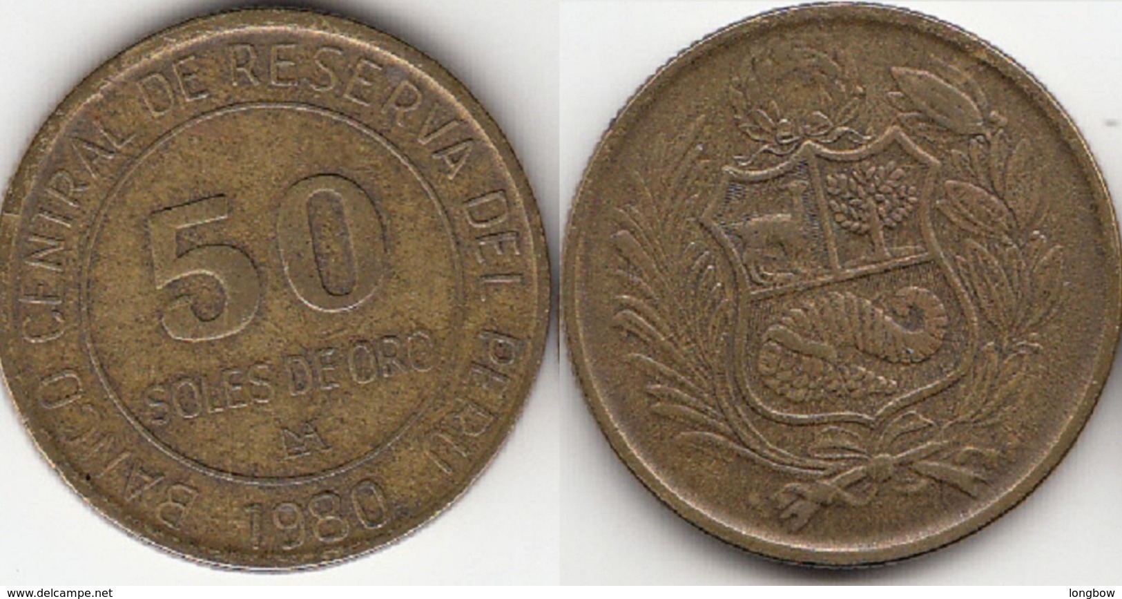 Perù 50 Soles 1980 Republic KM#273  - Used - Perú