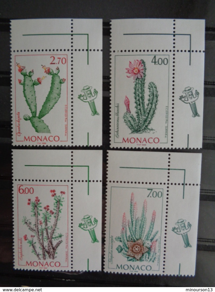 MONACO 1998 Y&T N° 2164 à 2167 ** - FLORE EXOTIQUE - Unused Stamps