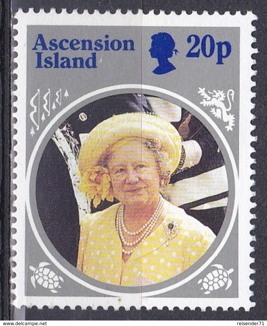 Ascension 1985 Geschichte Persönlichkeiten Königshäuser Royals Königinmutter Elisabeth Queen, Mi. 379 ** - Ascension