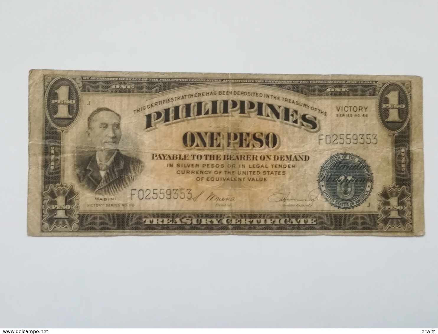 FILIPPINE 1 PESO 1944 - Philippines